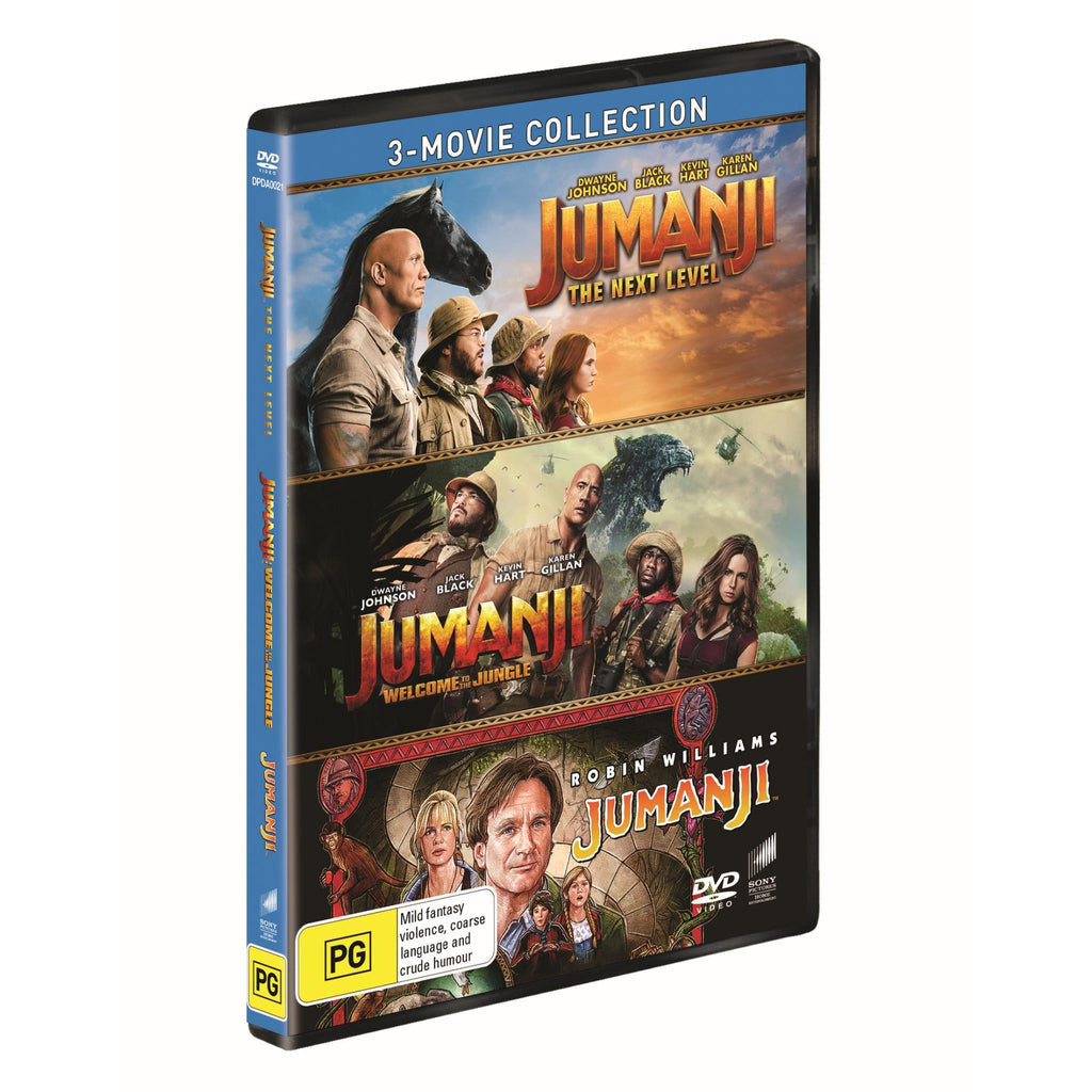 Dvd Jumanji The Next Level Streaming Options Jumanji Triple Pack