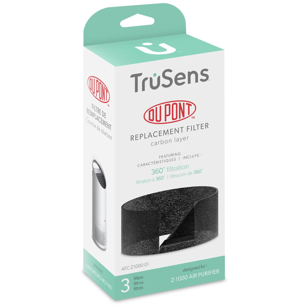 TruSens Activated Carbon Prefilter for Z1000 Air Purifier (3 Pack