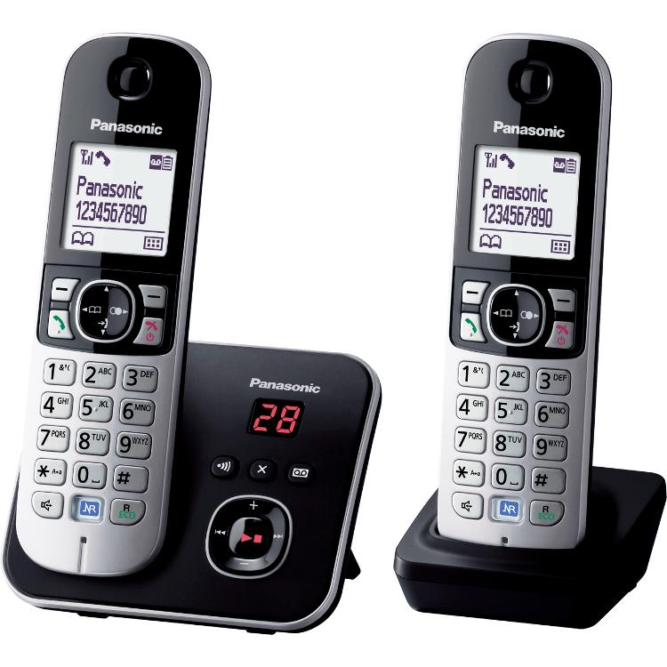 Panasonic KXTG6822ALB Twin Cordless Phone JB HiFi