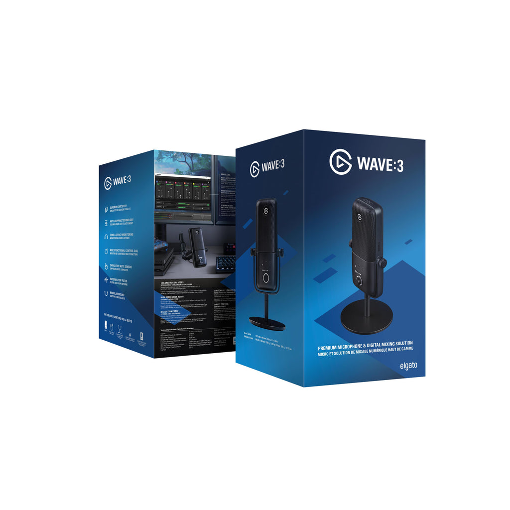 Elgato Wave 3 Premium USB Condenser Microphone JB HiFi