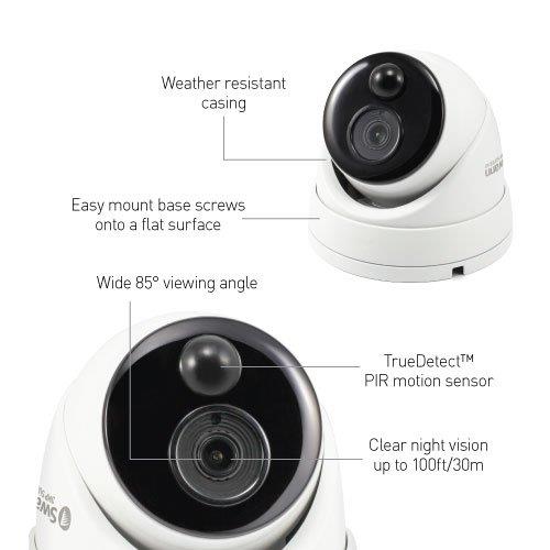 Swann CoreCam 1080p Battery Security Camera (White) [2 Pack] - JB Hi-Fi