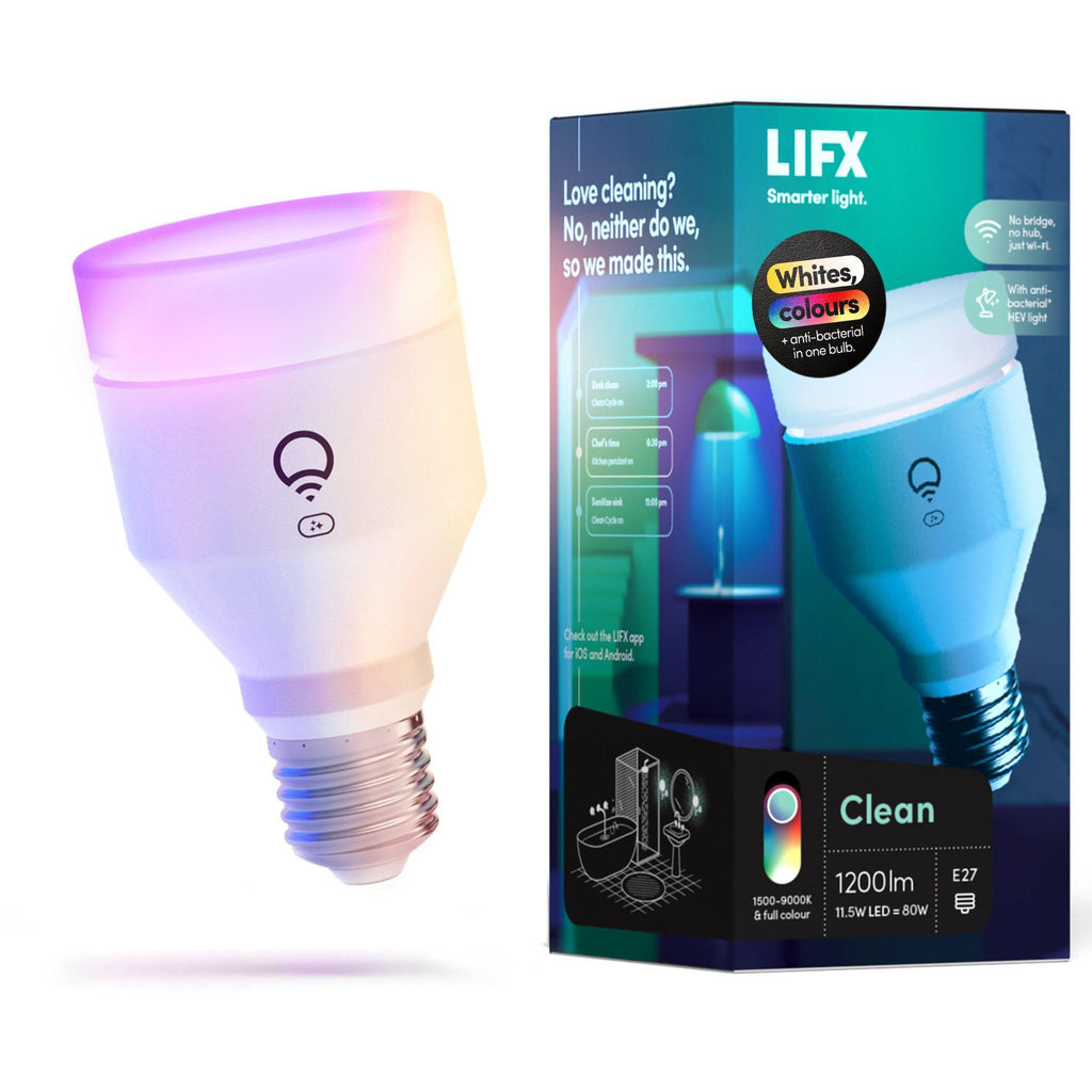 LIFX Clean A60 Colour E27 Smart Bulb - JB