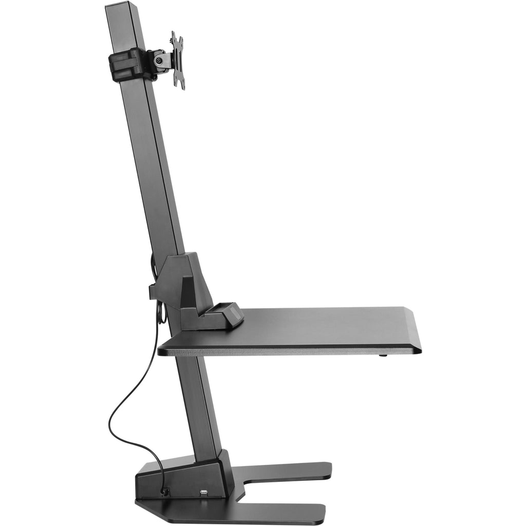 Ergovida Single Monitor Electric Desktop Workstation (Black) JB HiFi