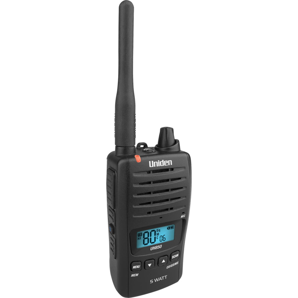 Uniden UH850 5 Watt UHF Waterproof CB Handheld Radio JB HiFi