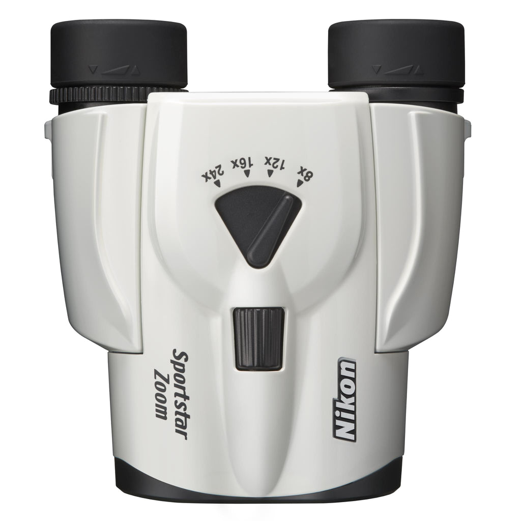 Nikon Sportstar Zoom 824X25 Binoculars (White) JB HiFi