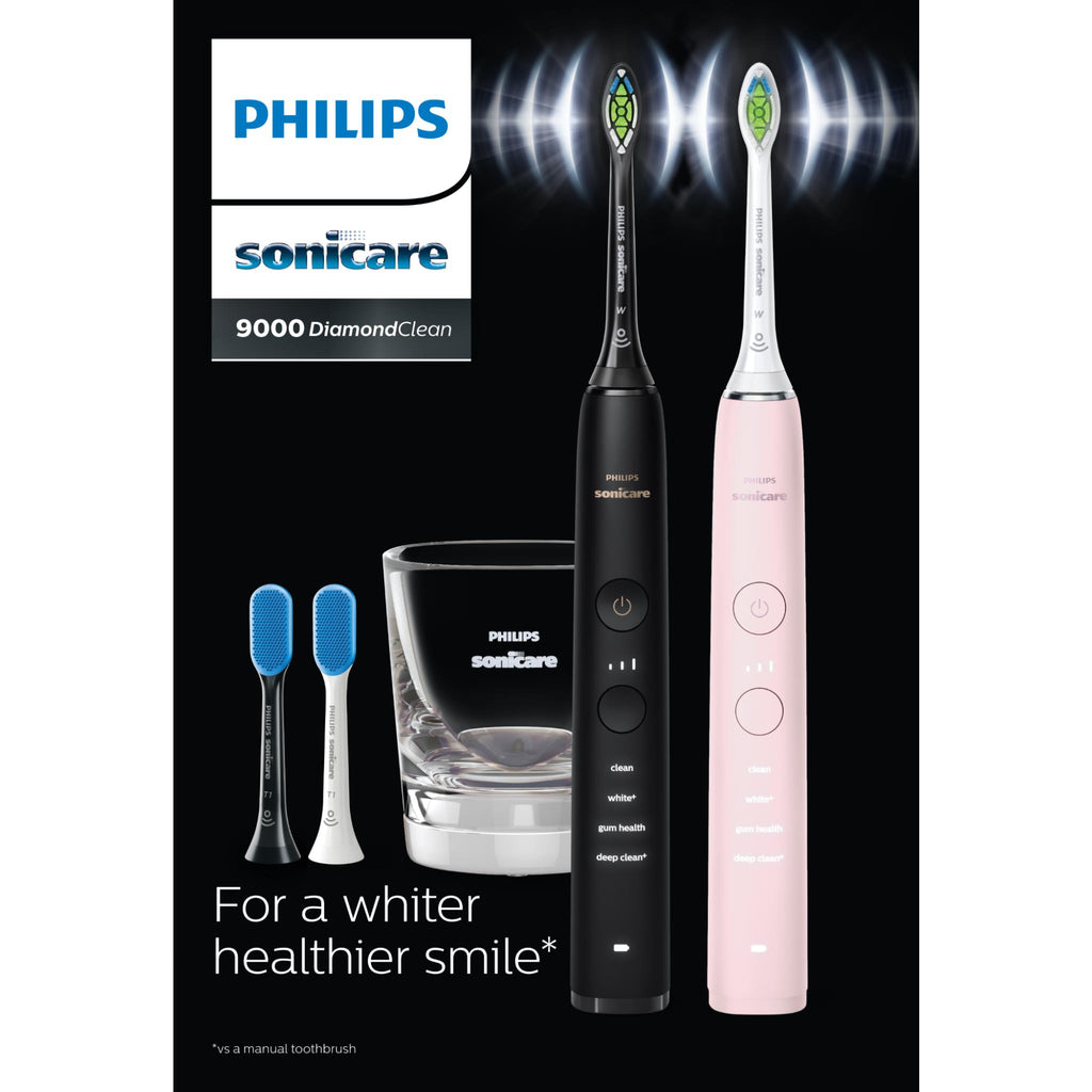 Philips Sonicare DiamondClean 9000 Electric Toothbrush Bundle Pack