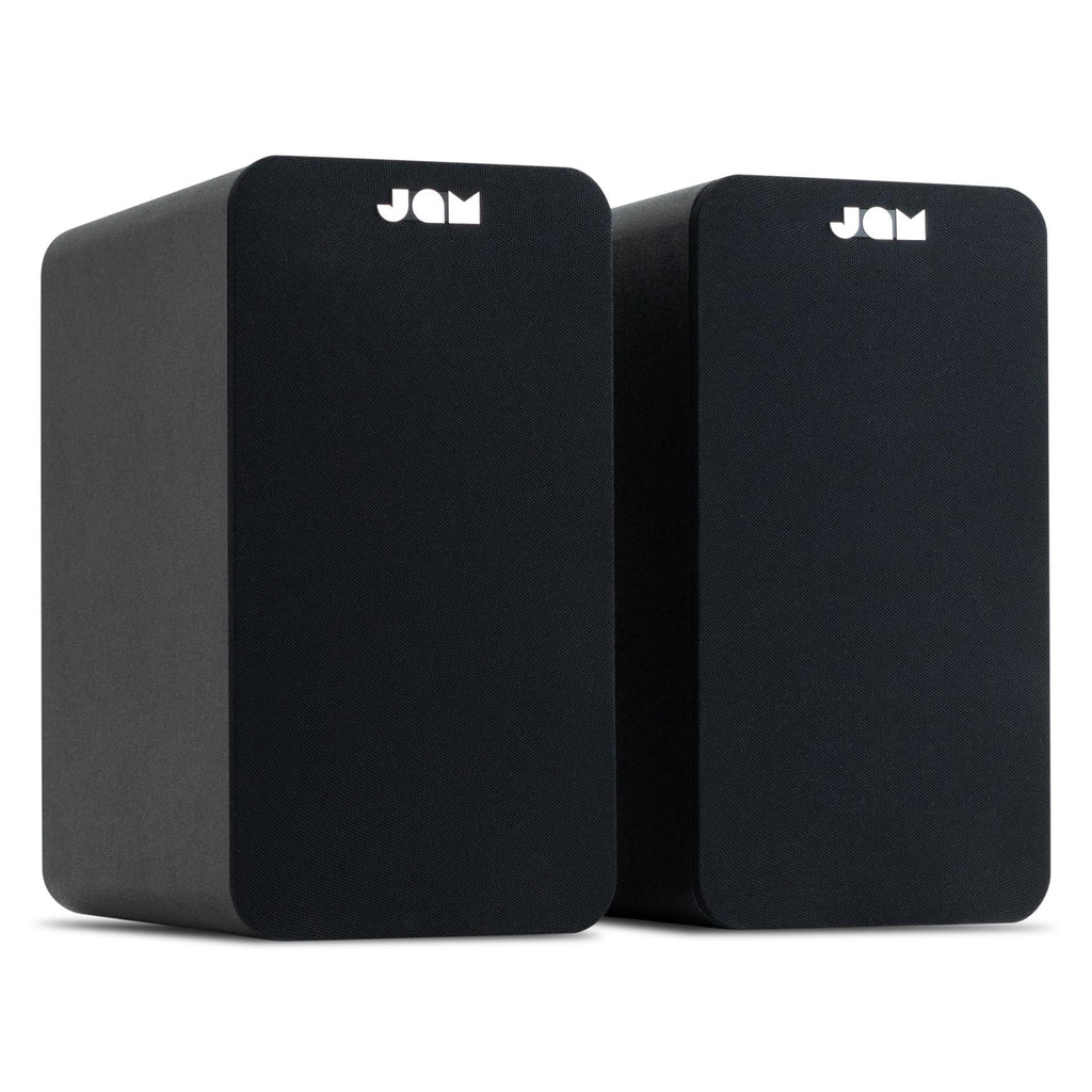 Jam Bookshelf Bluetooth Speakers (Black) JB HiFi