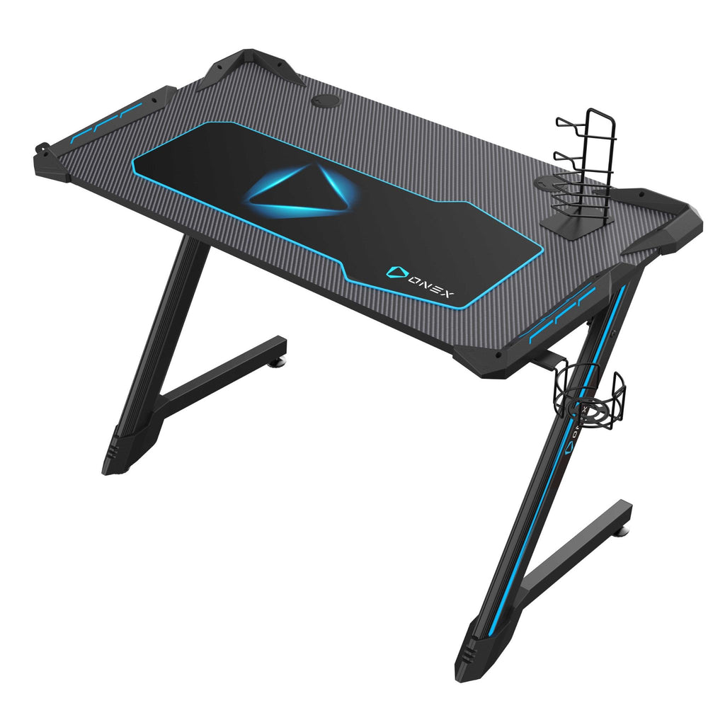 ONEX GD1200Z RGB Gaming Desk with LED Lights JB HiFi