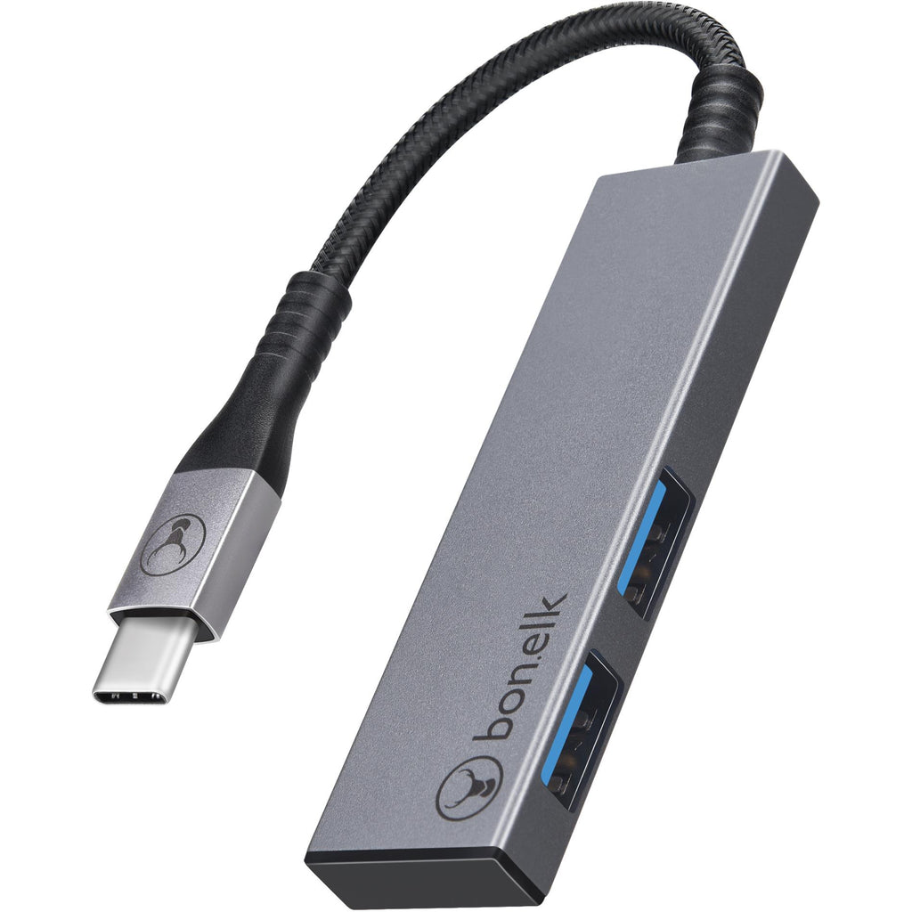 Bonelk Long-Life Slim UBS-C to USB-A Hub Hi-Fi