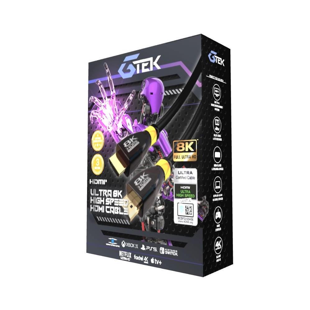 GTEK Ultra High Speed 8K HDMI 2.1 3M Cable - JB Hi-Fi