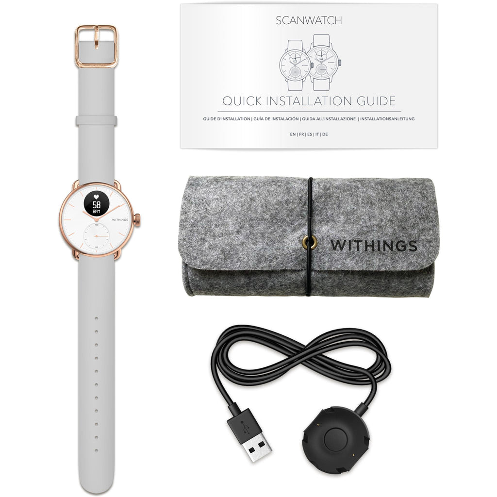 Withings ScanWatch 38mm (Rose Gold) JB Hi-Fi