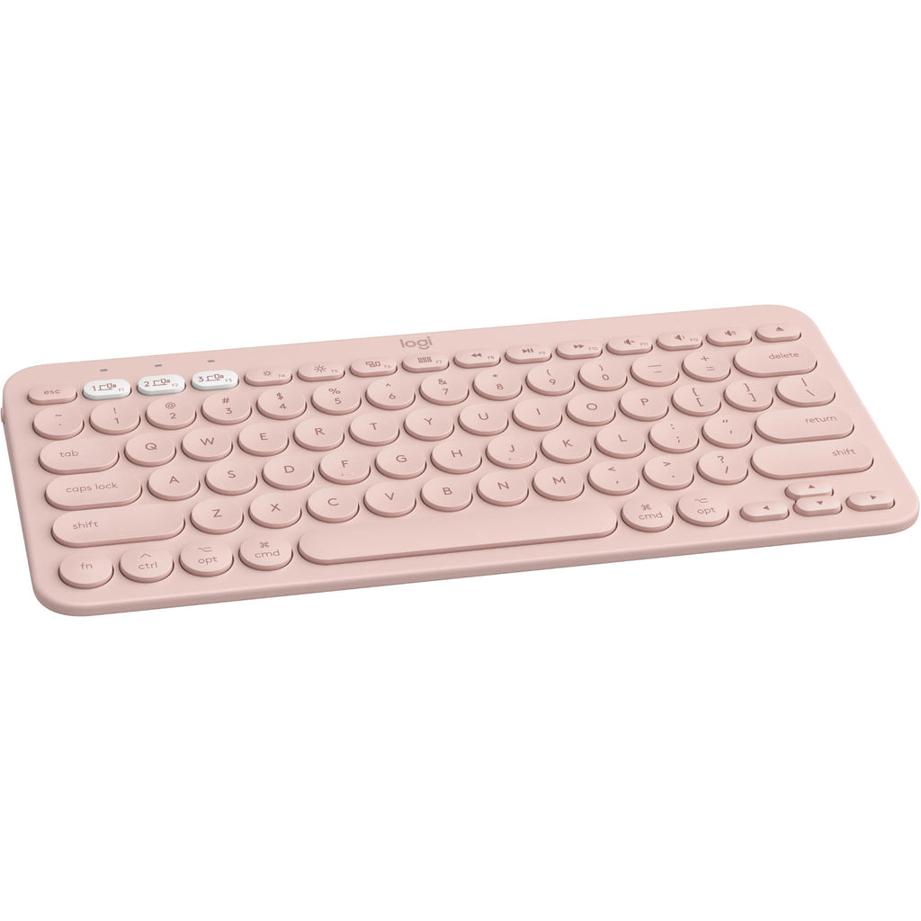 Logitech K380 Bluetooth MultiDevice Keyboard for Mac (Rose) JB HiFi
