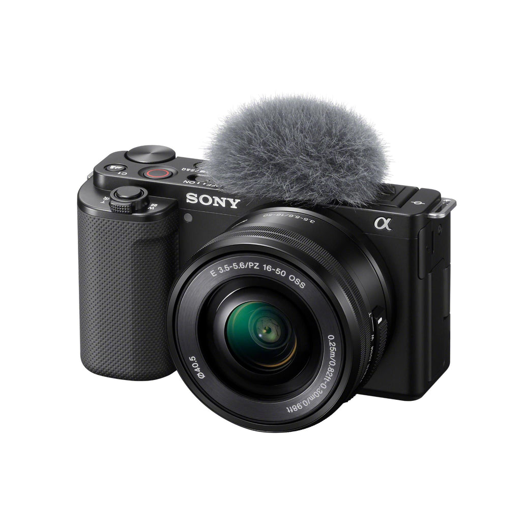 Sony ZVE10 Mirrorless Vlog Camera with 1650mm Lens Kit (Black) JB HiFi