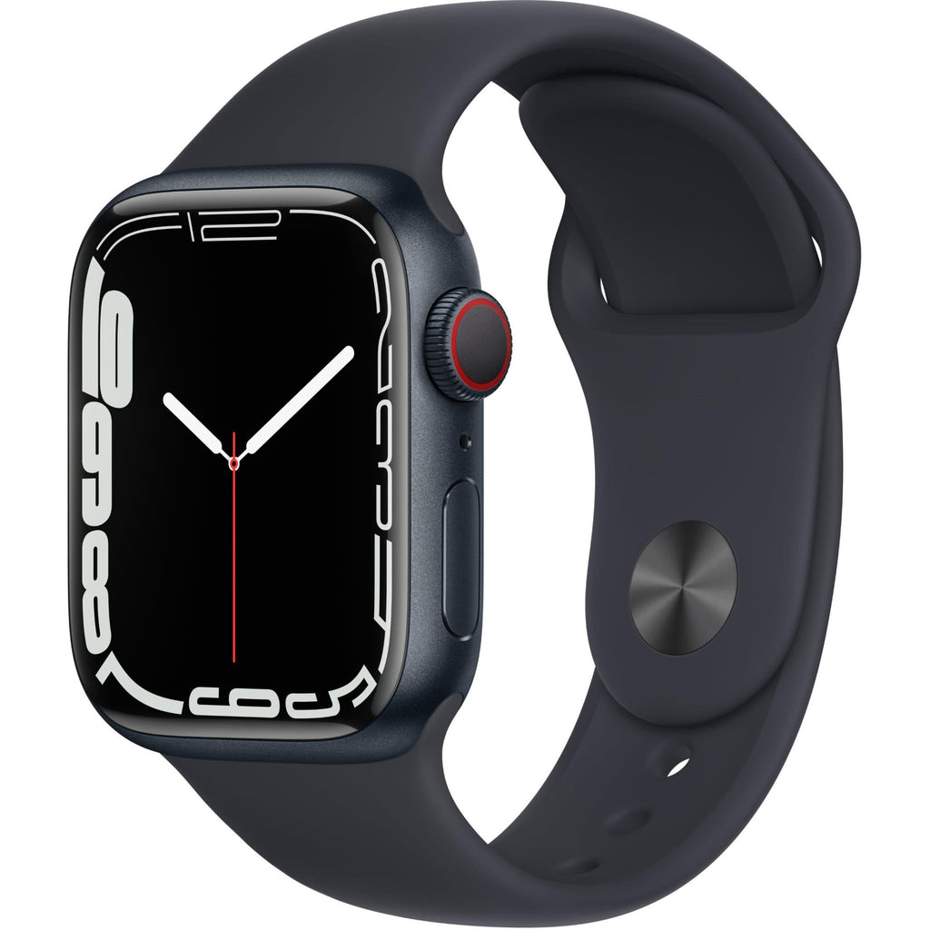 Apple Watch Series 7 41mm Midnight Aluminium Case GPS + Cellular - JB Hi-Fi