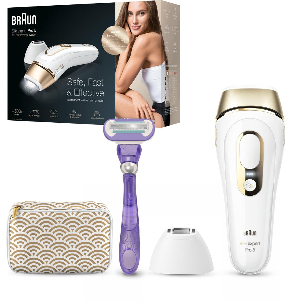 BRAUN Silk・expert Pro5 Braun Silk-expert Pro 5 Depiladora laser mulher/homem luz de