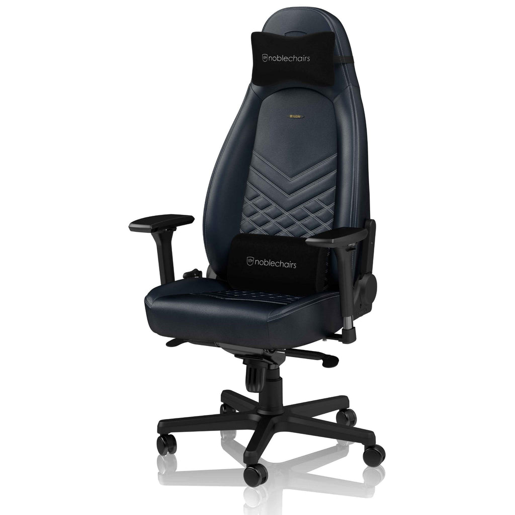 Noblechairs ICON Gaming / Office Chair Real Leather (Midnight Blue