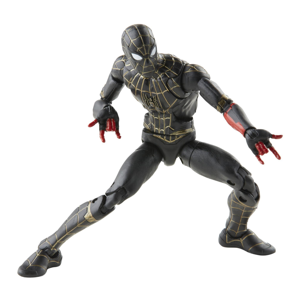 Marvel Legends Series SpiderMan Black & Gold Suit Figure JB HiFi