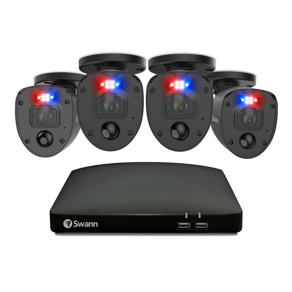 Swann Enforcer 1080p Full HD DVR Security System (4 Ch/4 Cameras) [64GB