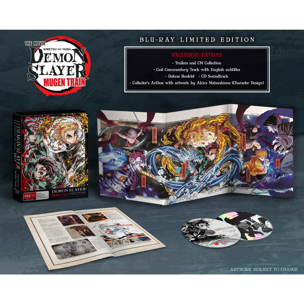Demon Slayer Kimetsu No Yaiba Mugen Train Film Blu Ray Limited Edition  pphob