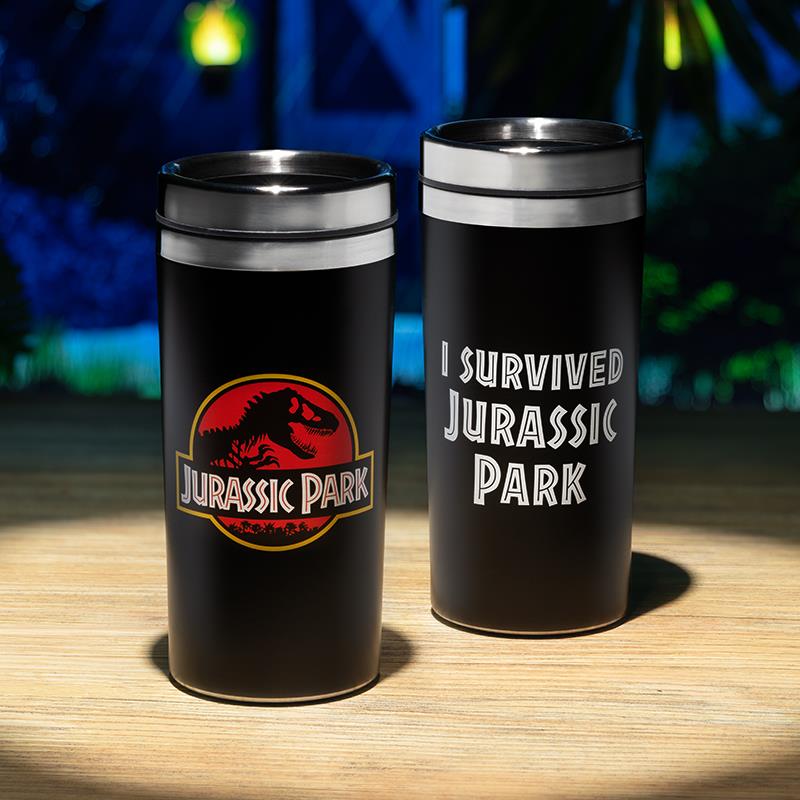 Jurassic Park Logo Travel Mug JB HiFi