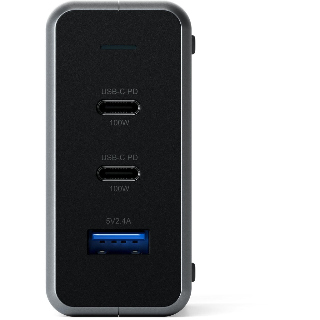 Satechi 100W USBC/A 3 Port PD GaN Compact Charger JB HiFi