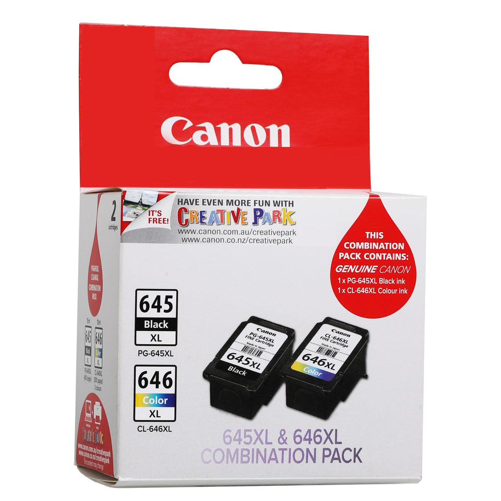 Canon PG645XL & CL646XL High Capacity Ink Cartridge (Black/TriColour