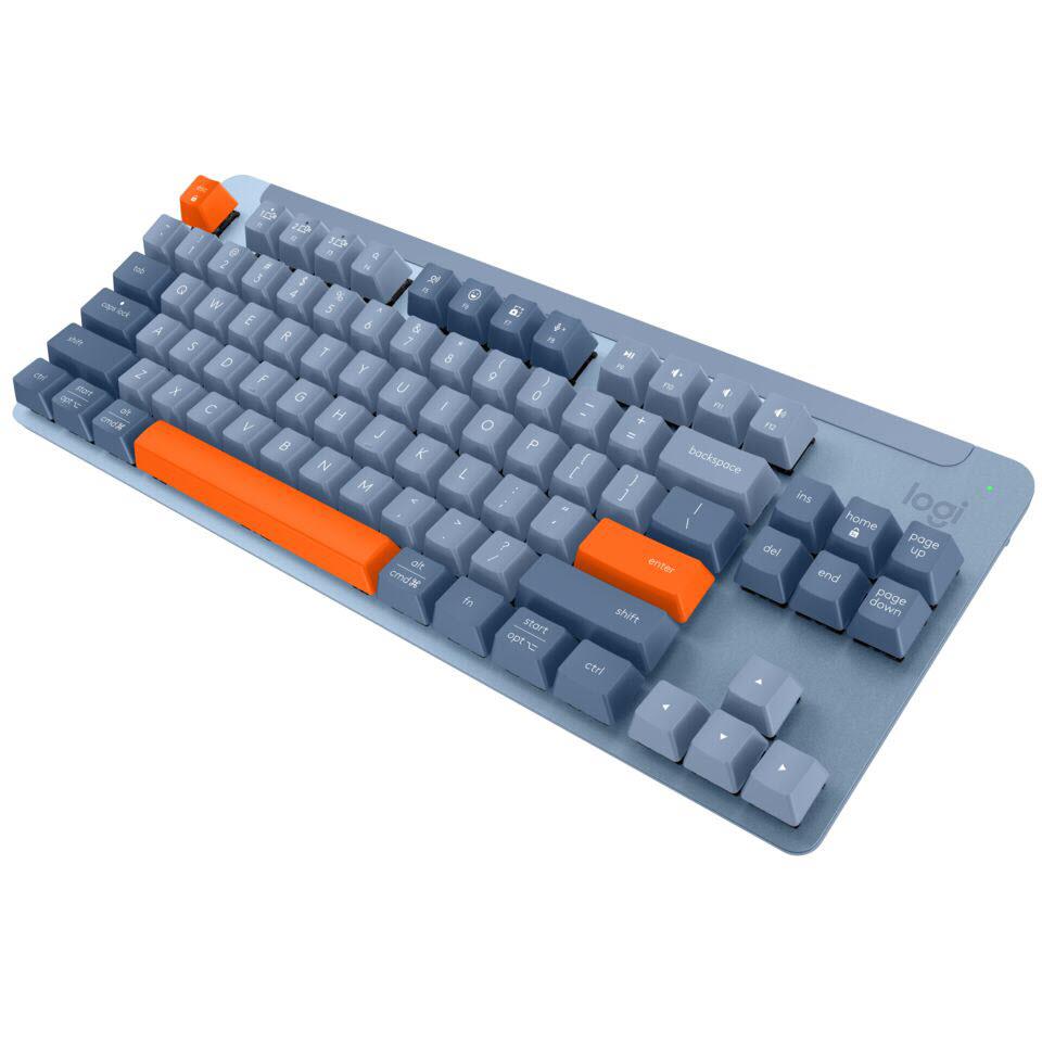 Logitech K855 Wireless Mechanical TKL Keyboard (Blue/Grey) [Linear