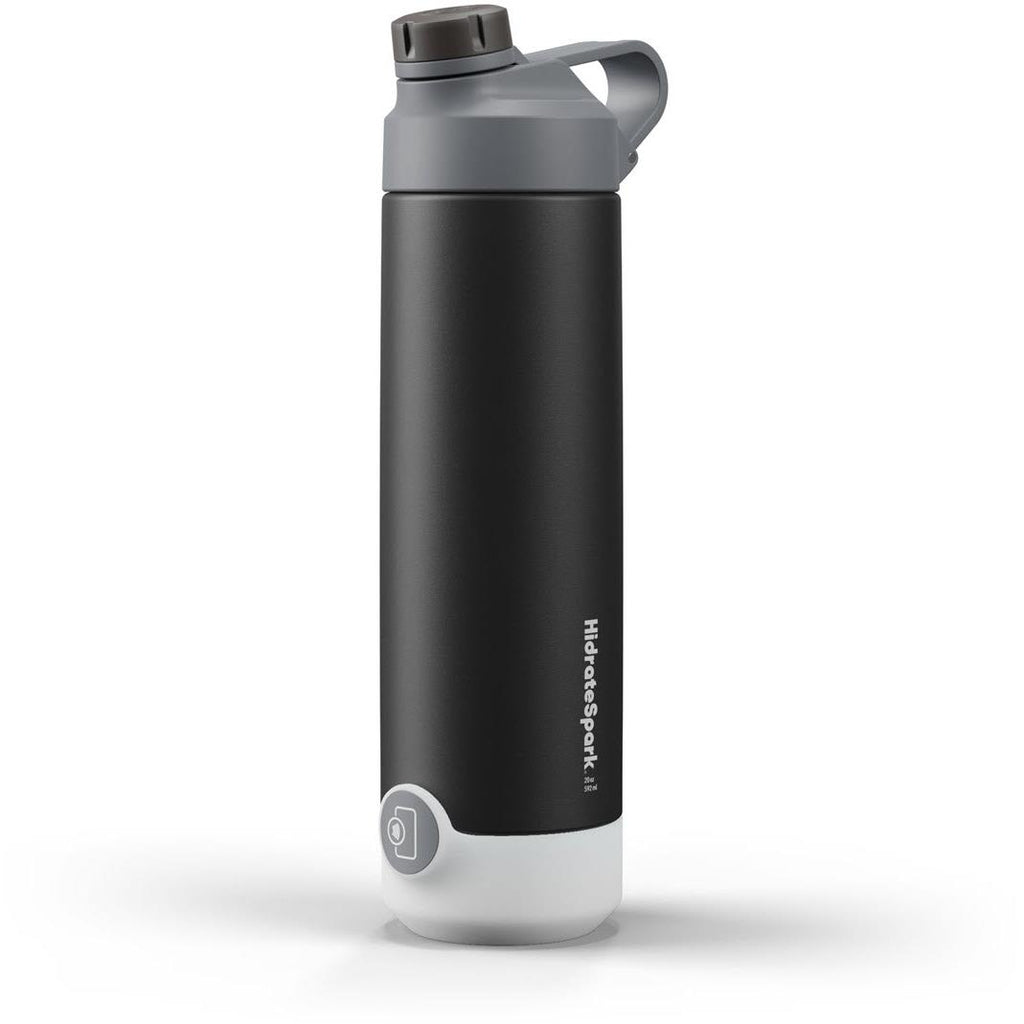 Hidrate Spark Steel Tap 591ml Chug Smart Drink Bottle (Black) JB HiFi