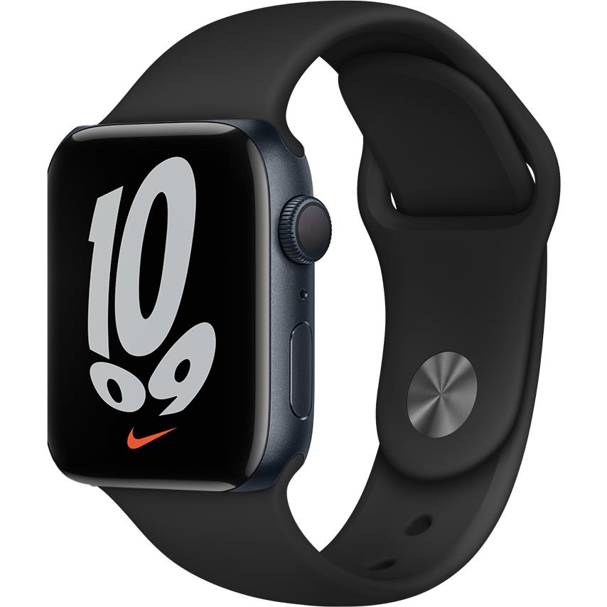 Apple Watch Nike Series 45mm Midnight Aluminium Case GPS [^Renewed] JB  Hi-Fi