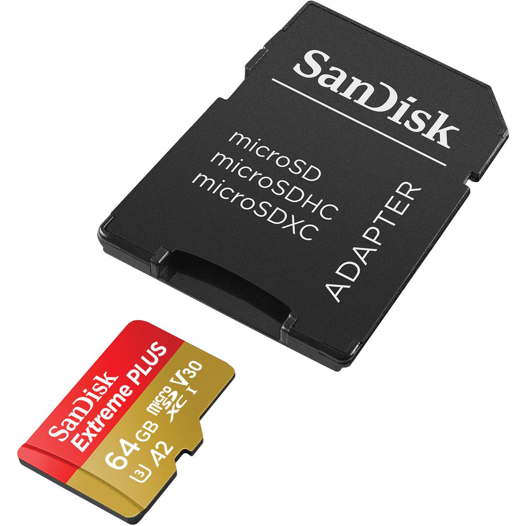 SanDisk Extreme PLUS microSDXC 64GB 200MB/s Memory Card - JB Hi-Fi