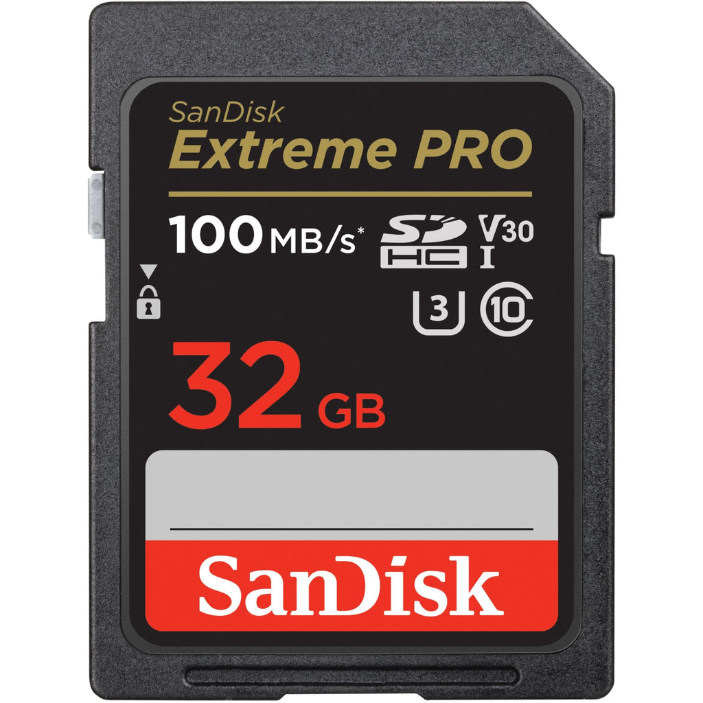 SanDisk Extreme PRO SDHC 32GB 100MB/s Memory Card [2022] JB HiFi