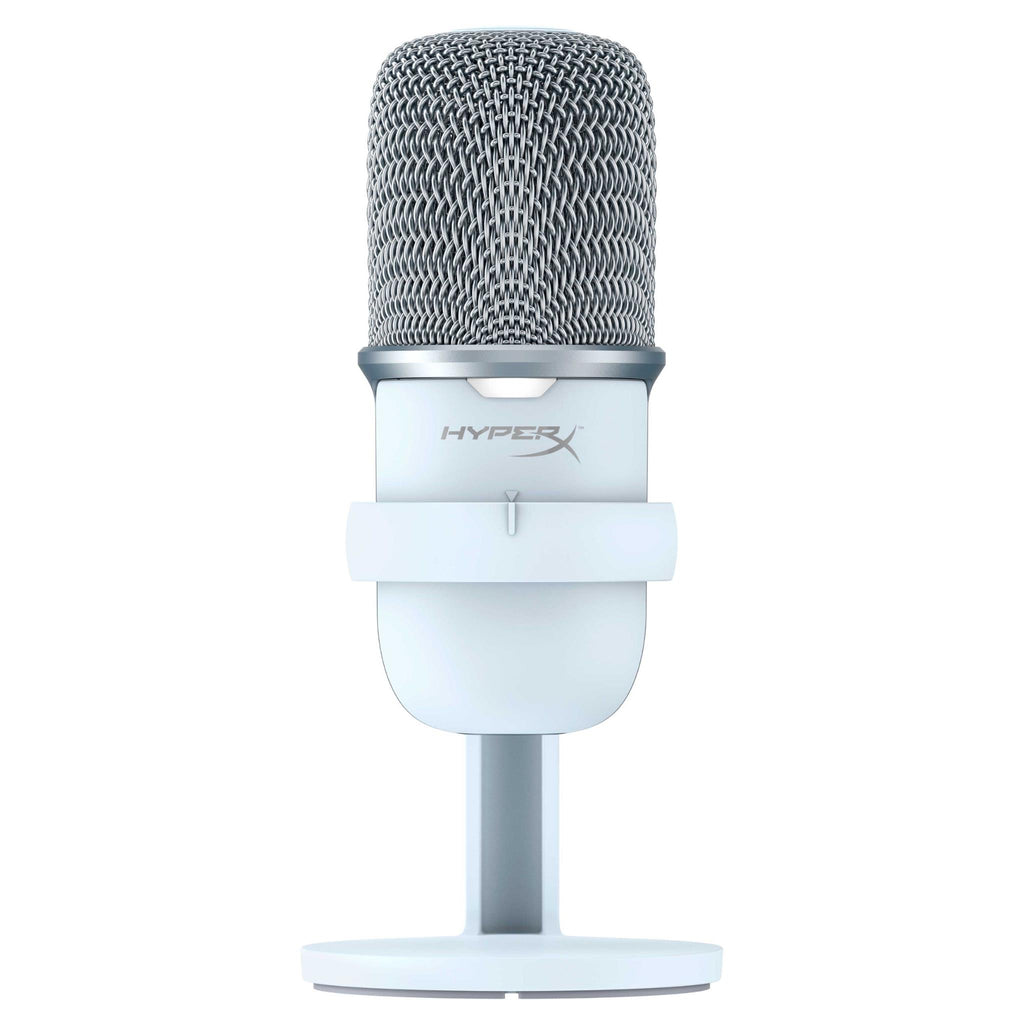 HyperX Solocast USB Condenser Gaming Microphone (White) JB HiFi