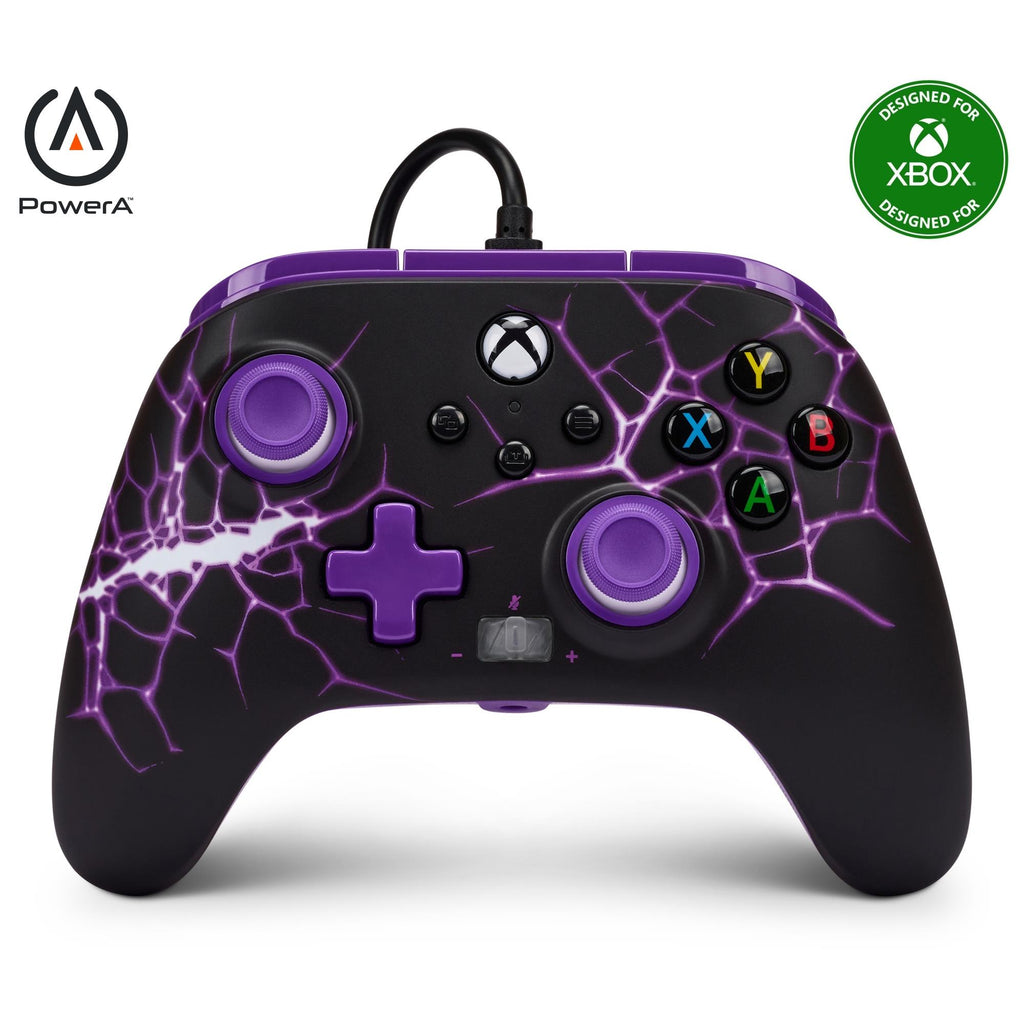 Power A EnWired Controller for Xbox Series X/S (Purple Magma) JB HiFi