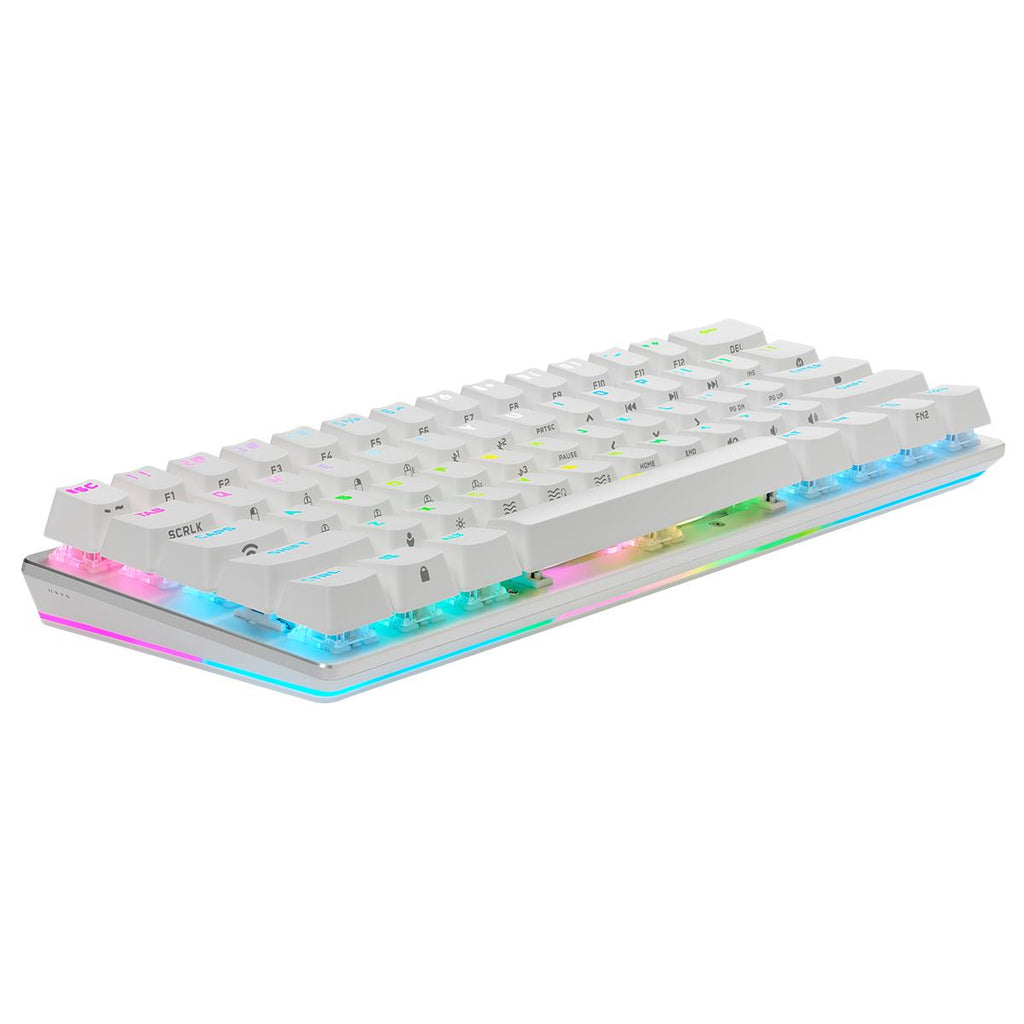 Corsair K70 RGB PRO Mini Wirless 60% Mechanical Gaming Keyboard (Speed)  White JB Hi-Fi