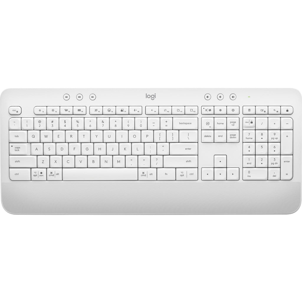 Logitech K650 Signature Wireless Keyboard (White) JB HiFi
