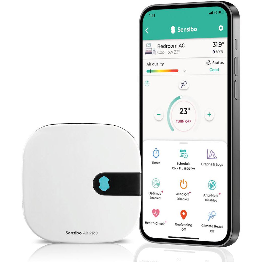 Sensibo Air Pro WiFi Split System AC Controller w/ Air Quality Sensor