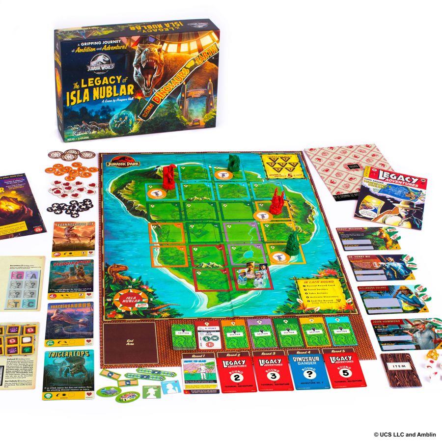 Jurassic World The Legacy of Isla Nublar Board Game JB HiFi