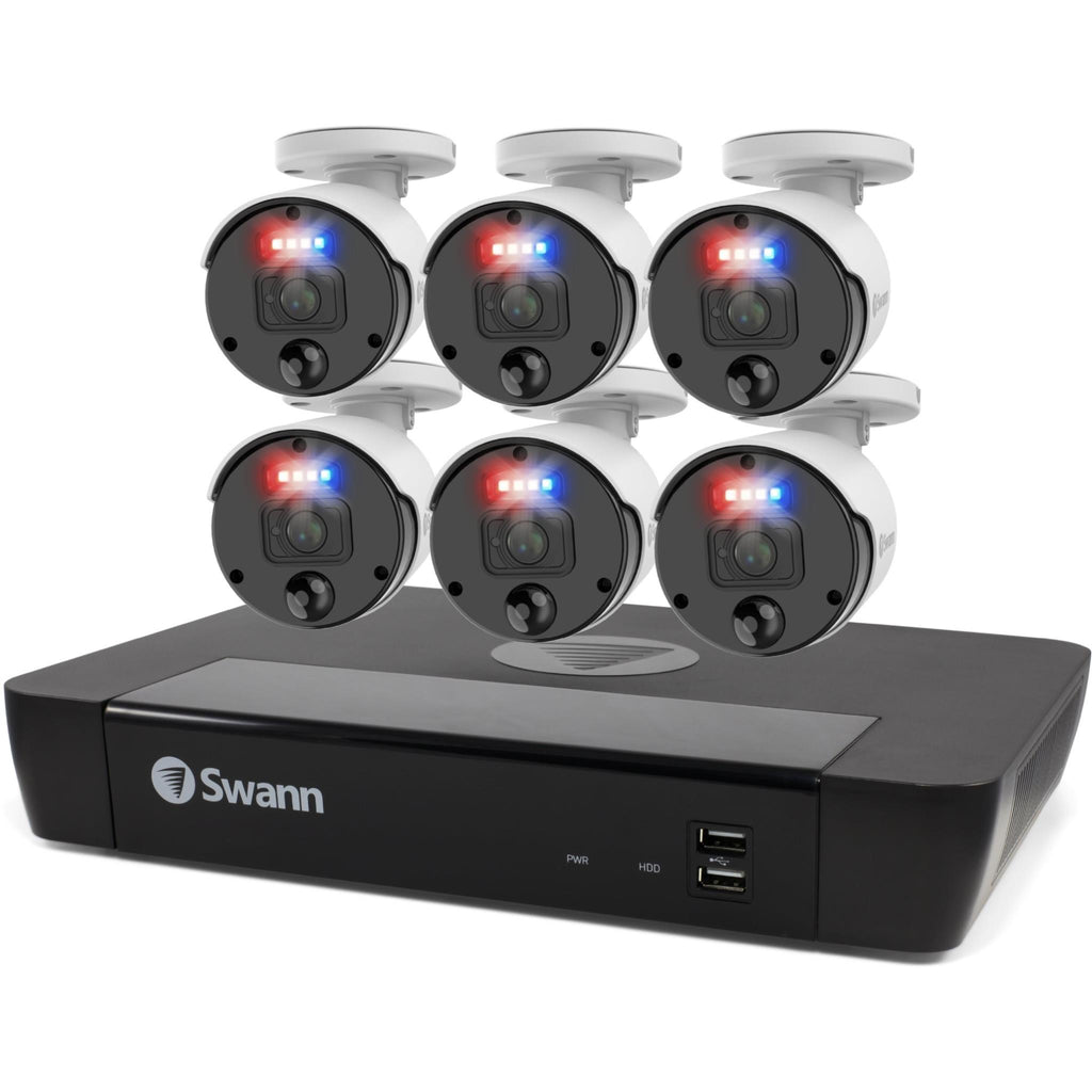 Swann Master Series Enforcer 6 Camera 8 Channel 4K UHD 2TB NVR Security