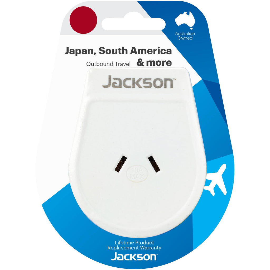 Jackson Outbound Travel Adapter Japan & USA Slim JB HiFi
