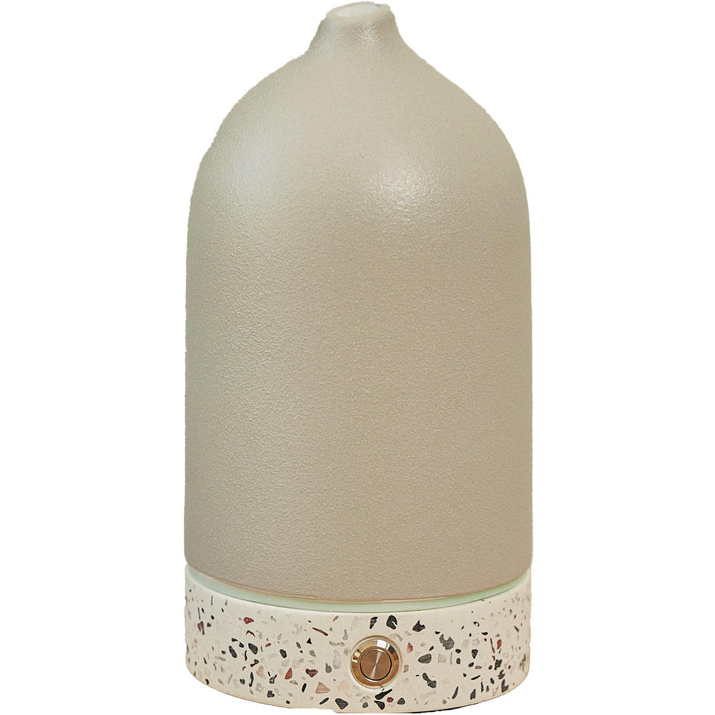 Homedics Ellia Pure Aroma Diffuser Ceramic & Terrazzo (Grey) JB HiFi
