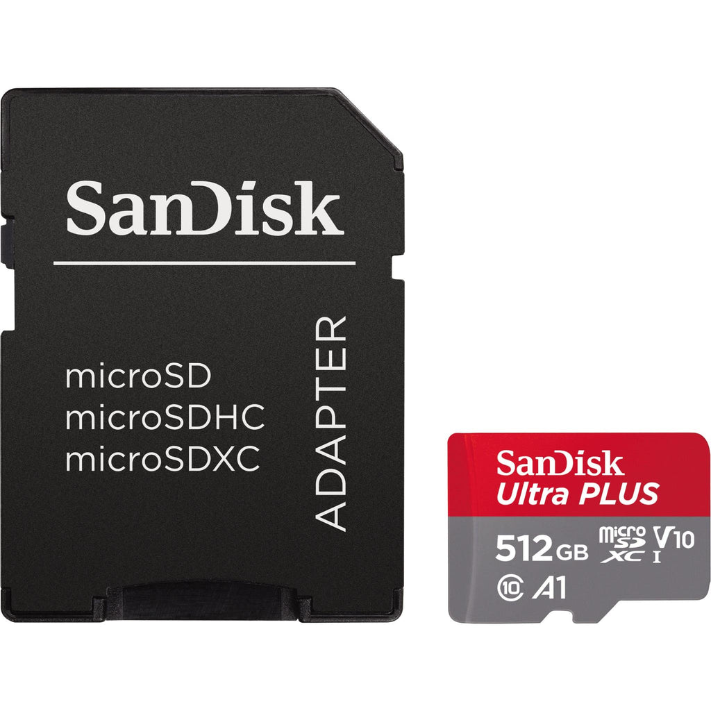 SanDisk Ultra Plus microSDXC 512GB Memory Card JB Hi-Fi