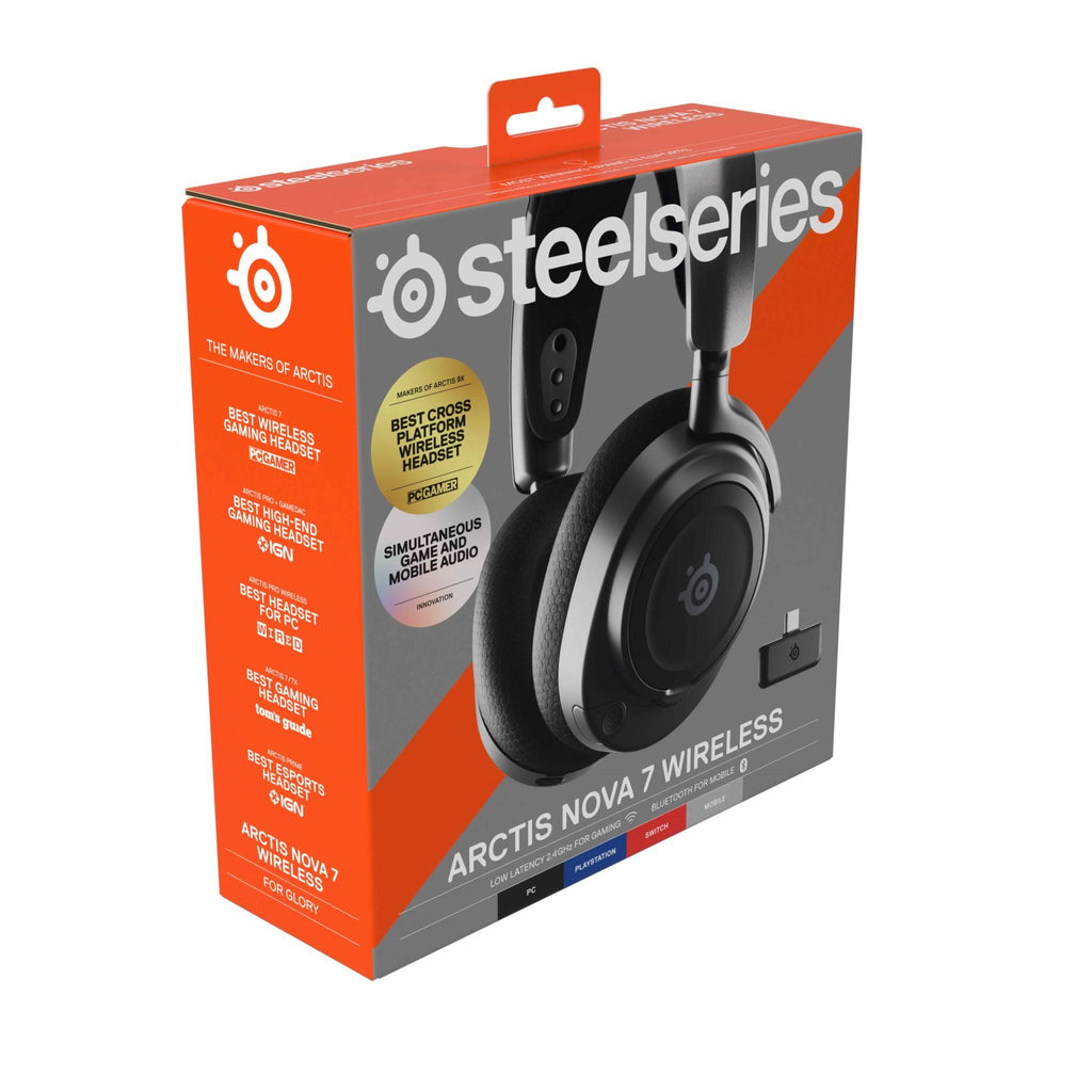 SteelSeries Arctis 5- Black Wireless Bluetooth Gaming Over-Ear Headset ONLY