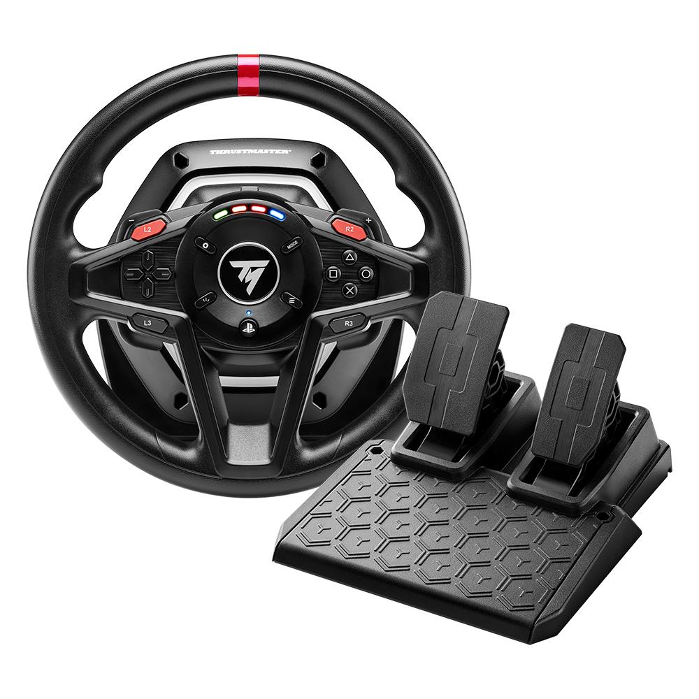 Thrustmaster T128 Force Feedback Racing Wheel with Pedals for