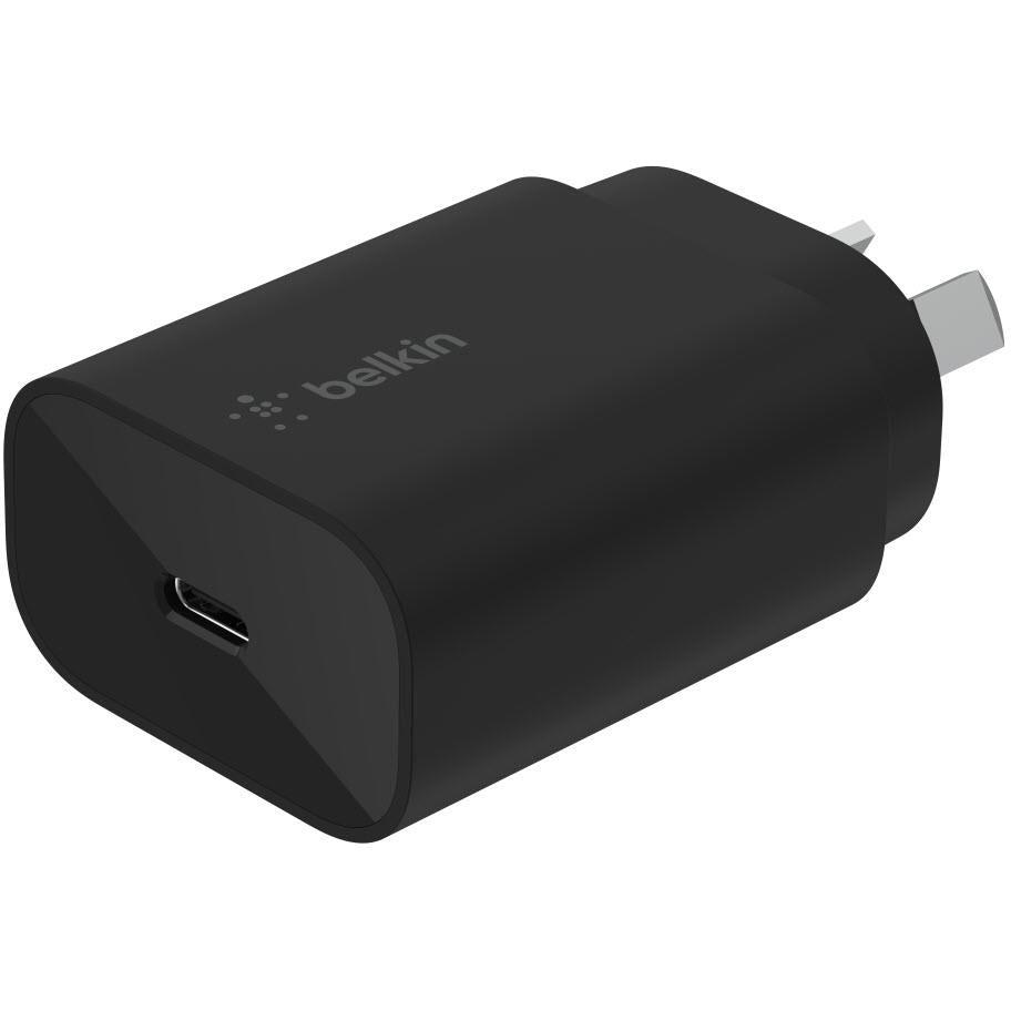 Belkin BoostUp Charge 25W USB-C Wall Charger (Black) JB Hi-Fi