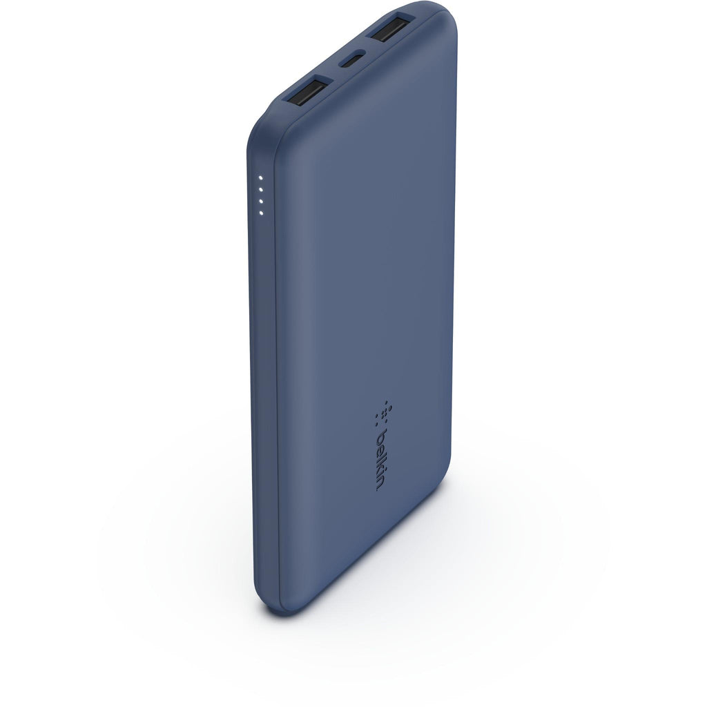 Belkin BoostUp Charge 10K 3 Port Power Bank with Cable (Blue) - JB Hi-Fi