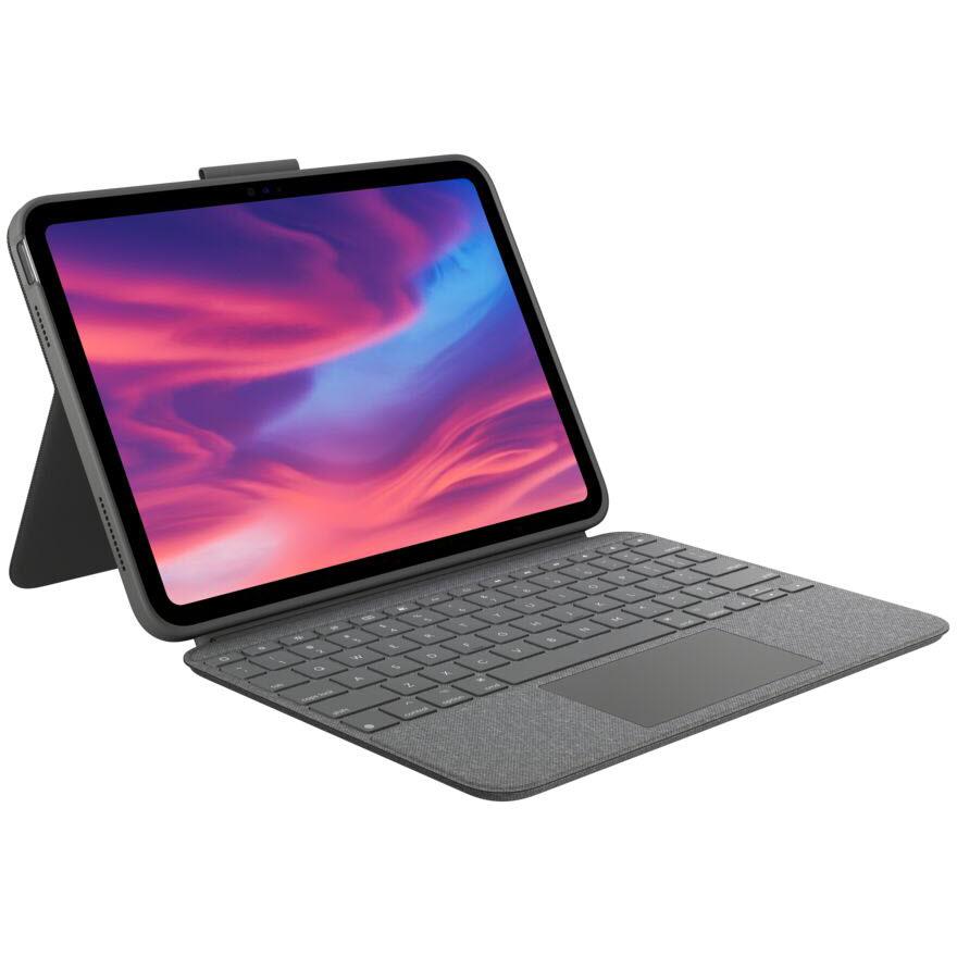 Logitech Combo Touch Case for iPad 10th Gen (Oxford Grey) JB HiFi