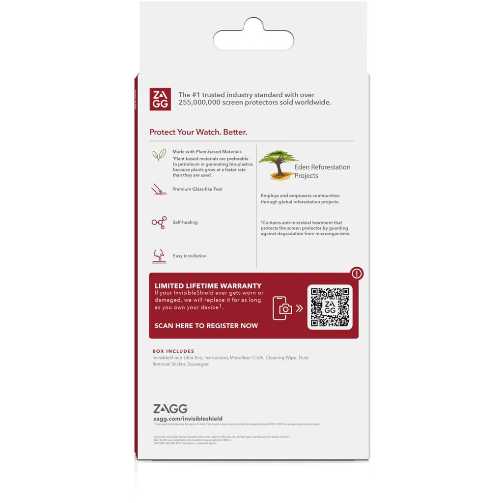 InvisibleShield Ultra Eco Screen Protector for Apple Watch Series SE/6/5/4 40mm JB HiFi