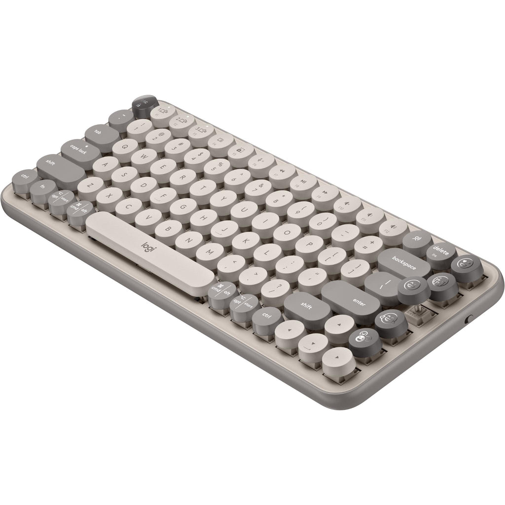 Logitech POP Keys Wireless Mechanical Keyboard with Emoji Keys (Mist