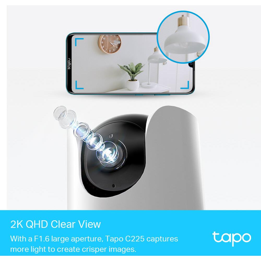 TPLink Tapo 2K Pan & Tilt Home Security WiFi Camera JB HiFi