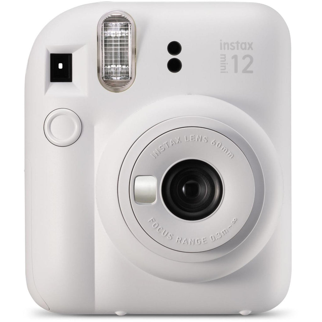 Fujifilm Instax Mini12 Instant Camera (Clay White) - JB Hi-Fi